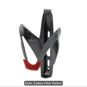 Carbon Fiber Pattern Bicycle Water Bottle Cage
