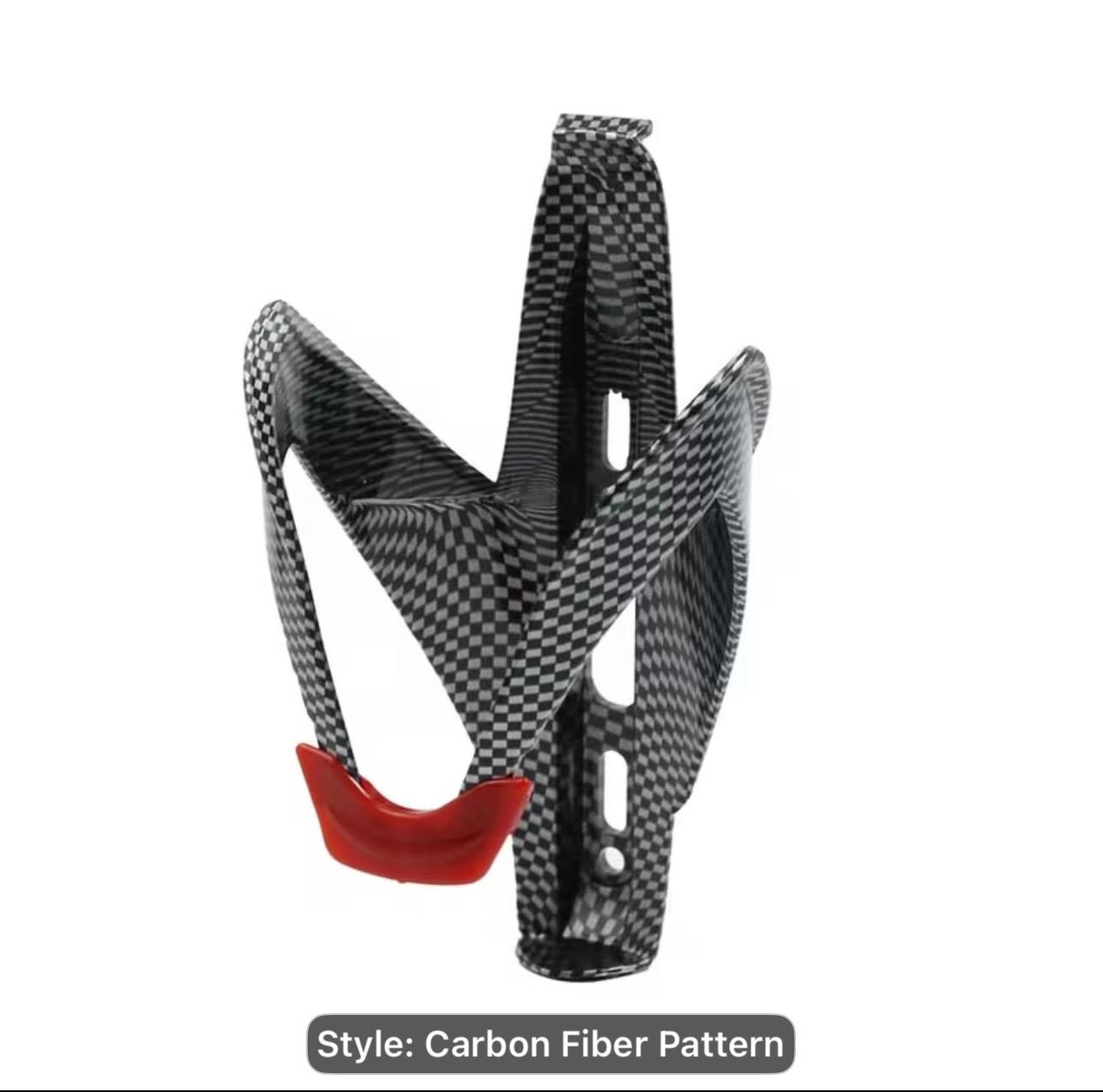 Carbon Fiber Pattern Bicycle Water Bottle Cage