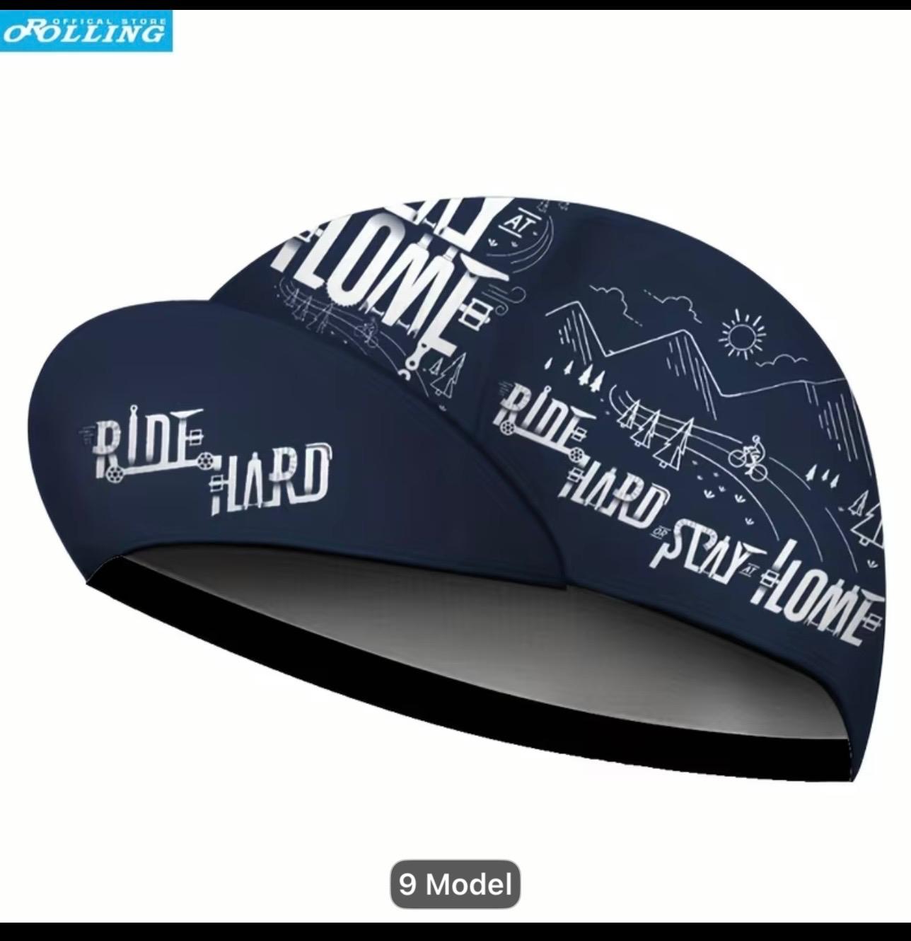 Cycling hat blue