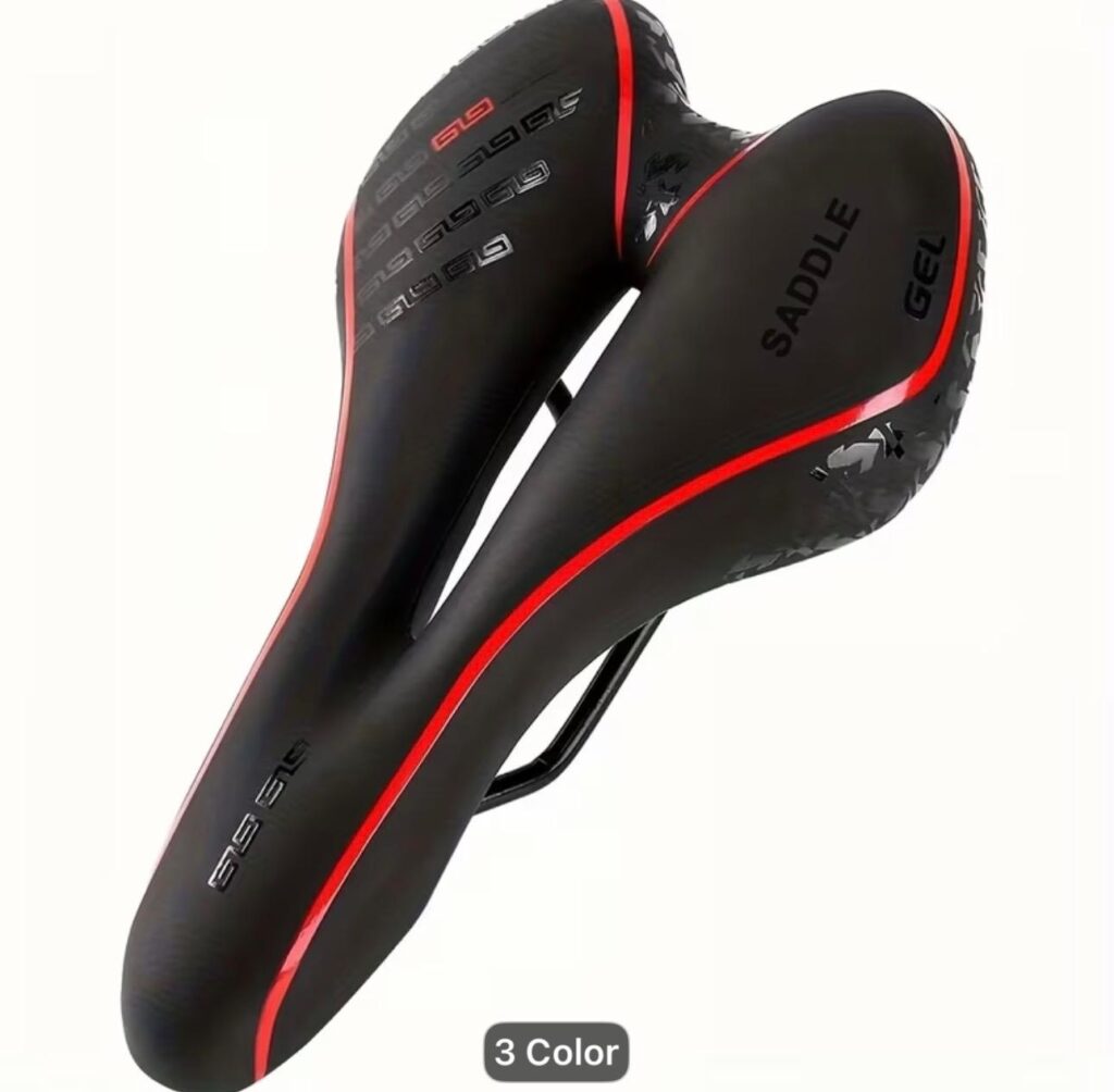 Gel bike saddle