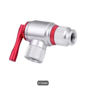 Manual CO2 Tire Inflator with Quick Presta & Schrader Valves