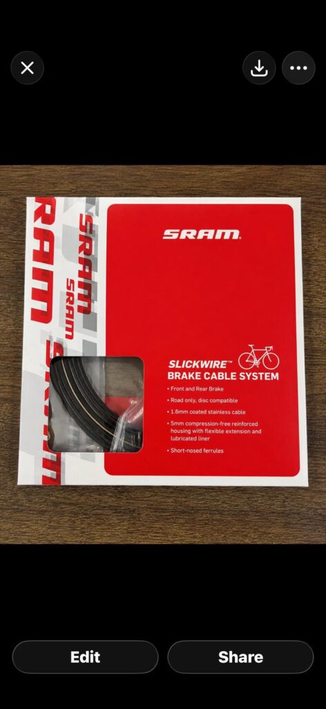 SRAM Slickwire Road Brake Cable System