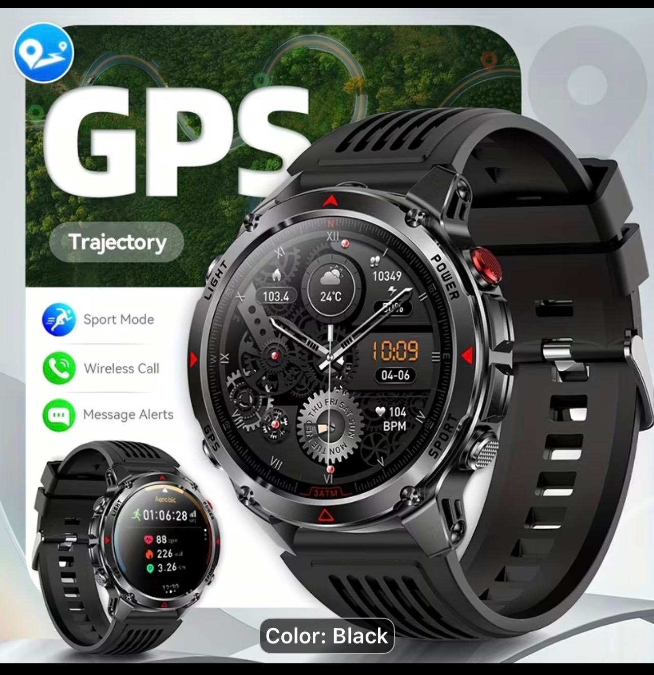 GPS military smartwatch