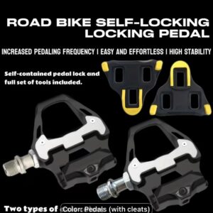 Road bike clipless pedals