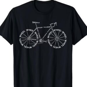 shirt bicycle anatomy graphic